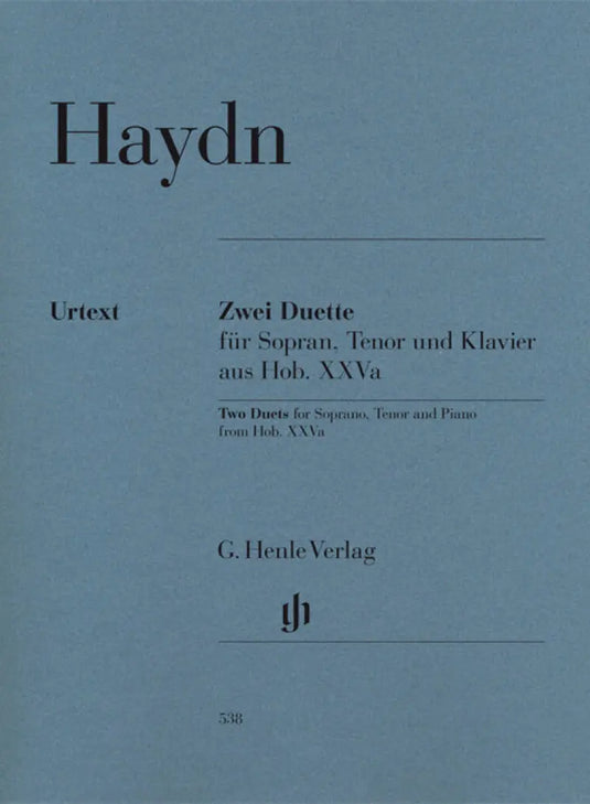 HAYDN - Zwei Duette - Sopran, Tenor Und Klavier