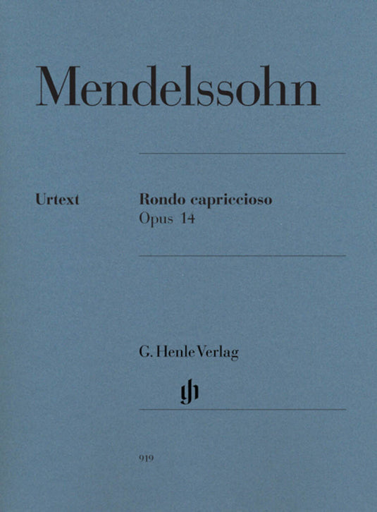 MENDELSSOHN - Rondo Capriccioso Op.14