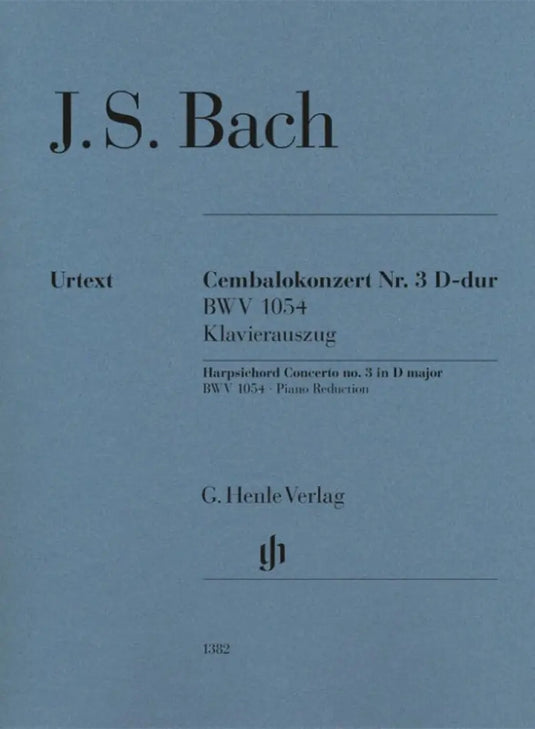 BACH - Harpsichord Concerto no. 3 D major BWV 1054