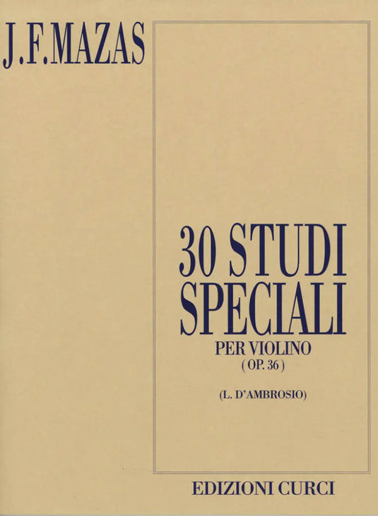 MAZAS - 30 Studi Speciali op.36