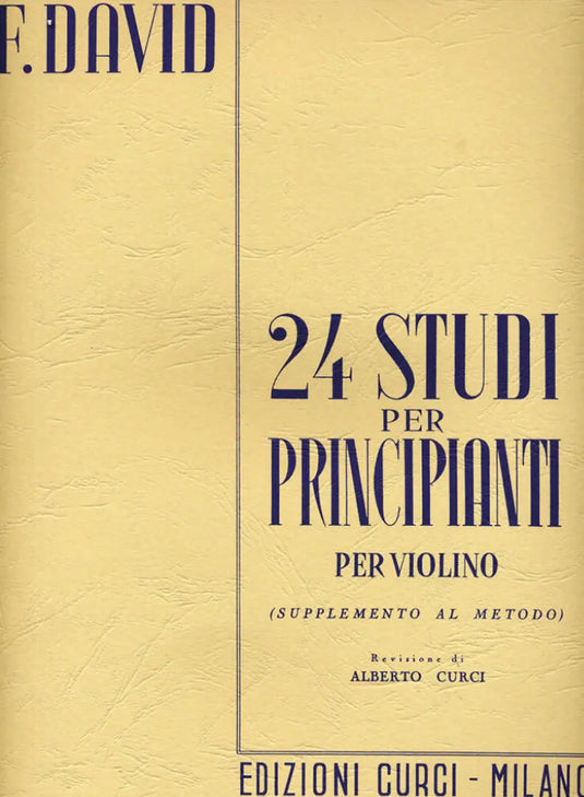 DAVID - 24 Studi Per Principianti