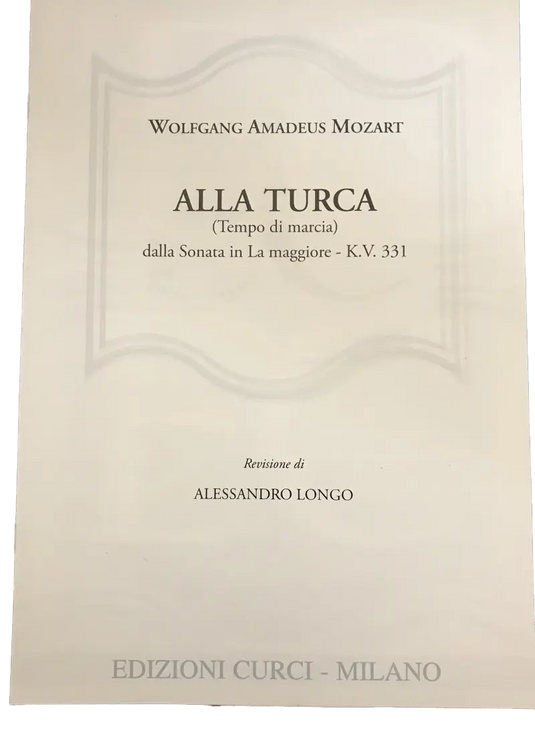 MOZART - Alla turca dalla Sonata in La magg. KV 331