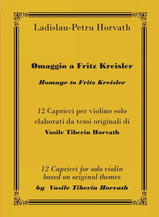 Ladislau - Petru Horvath - Omaggio a Fritz Kreisler