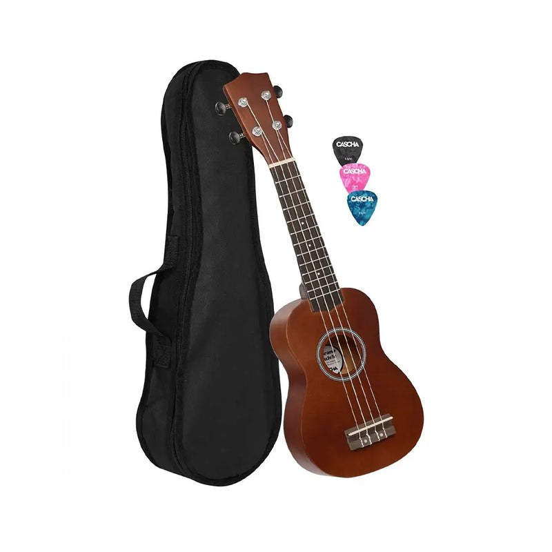 Carica immagine in Galleria Viewer, CASCHA UKULELE Linden Soprano brown con borsa
