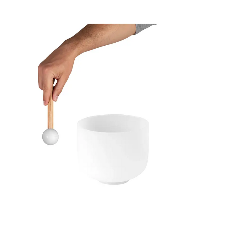 Carica immagine in Galleria Viewer, SELA 8" Crystal Singing Bowl Frosted 440 Hz in B
