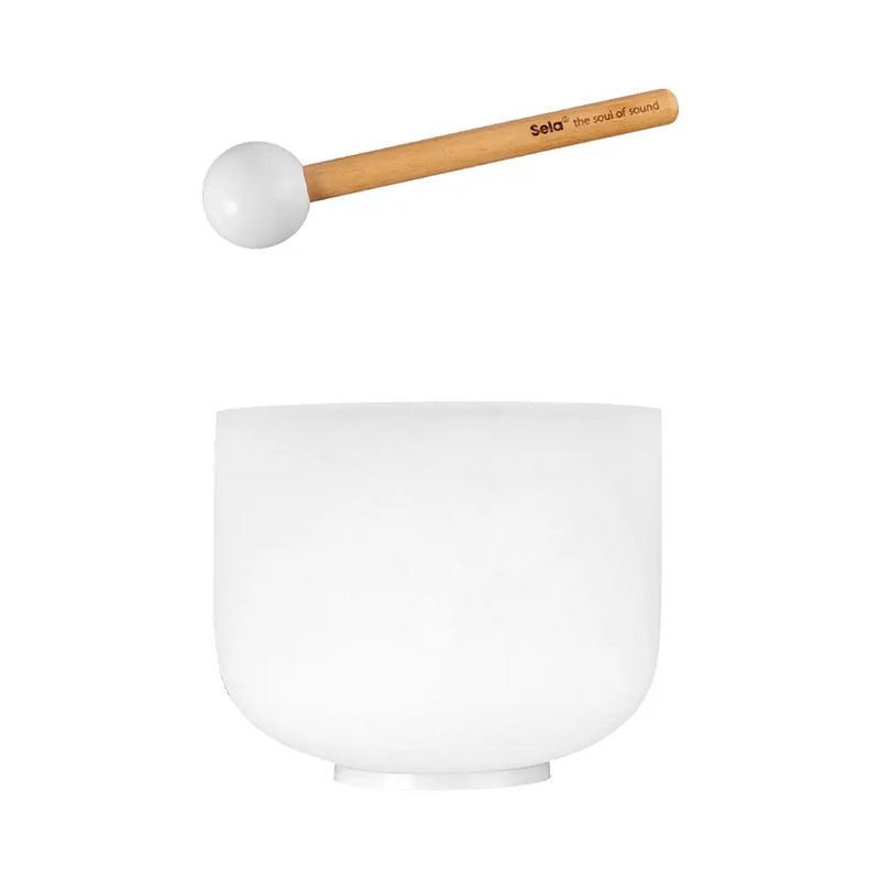 Carica immagine in Galleria Viewer, SELA 8" Crystal Singing Bowl Frosted 440 Hz in B

