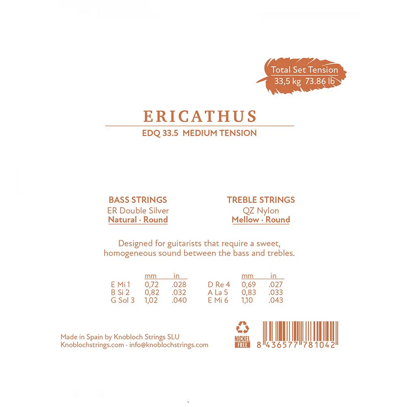 Carica immagine in Galleria Viewer, KNOBLOCH - MUTA ERITHACUS QZ Nylon EDQ 33.5
