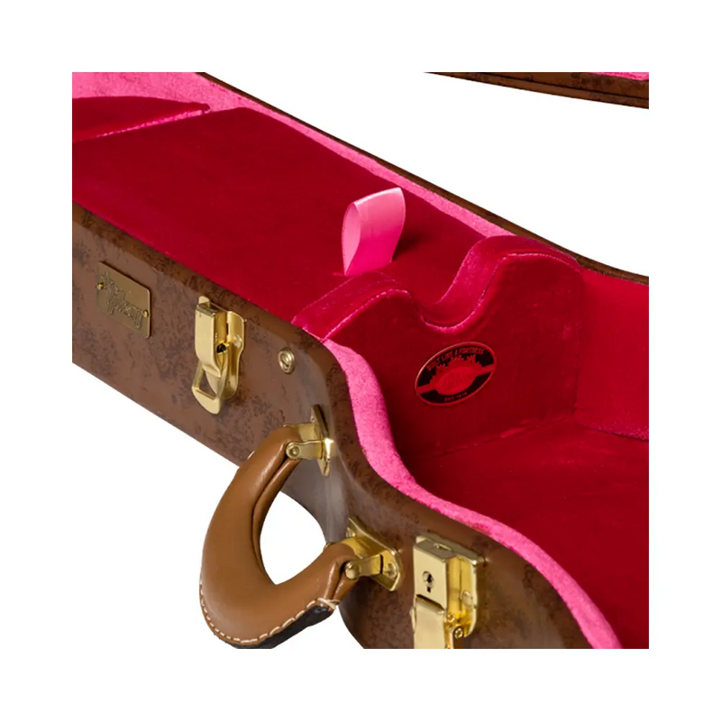 Carica immagine in Galleria Viewer, GIBSON Lifton Historic "5-Latch" Brown/Pink, Les Paul Astuccio per Chitarra Elettrica
