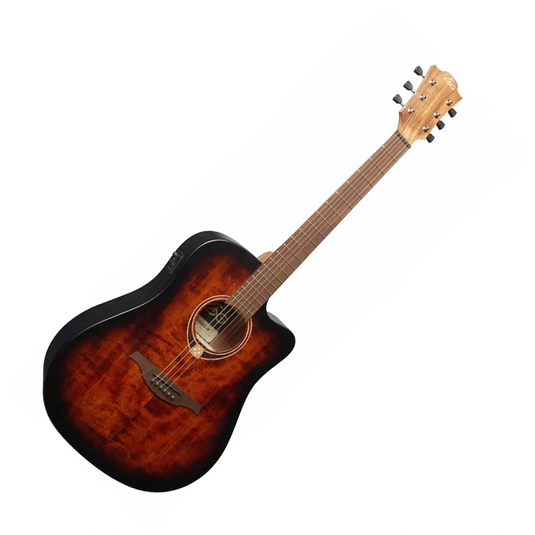 LAG T70DCE-B&B Dreadnought Cutaway Amplificata
