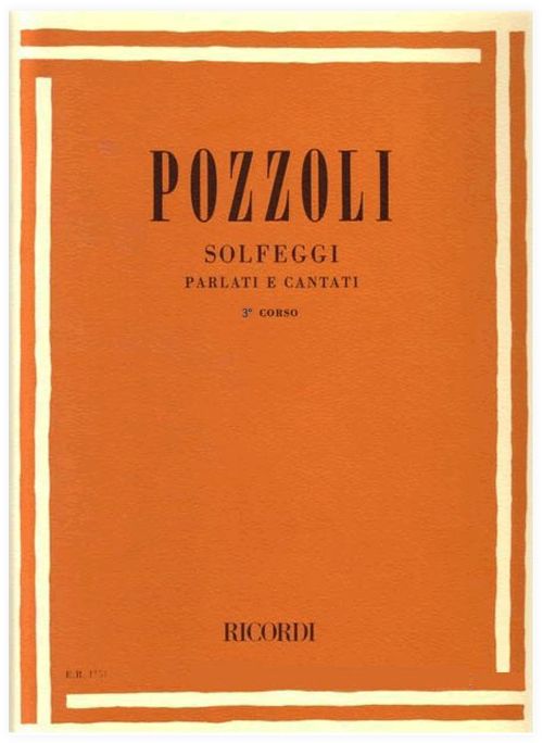 POZZOLI - Solfeggi Parlati E Cantati III Corso