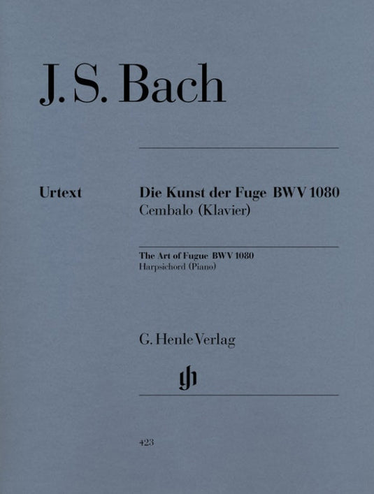 BACH - DIE KUNST DER FUGE - L'ARTE DELLA FUGA - BWV 1080 - (HENLE)