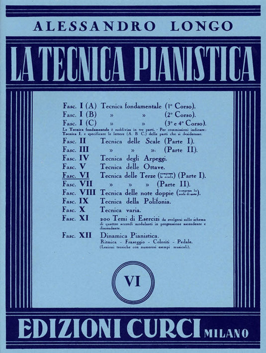 LONGO - La Tecnica Pianistica VI