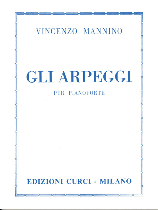 MANNINO - Gli Arpeggi - Per Pianoforte