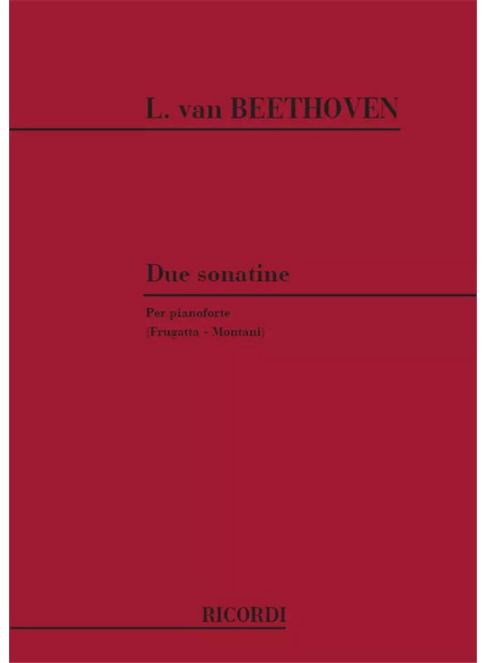 BEETHOVEN - Due Sonatine