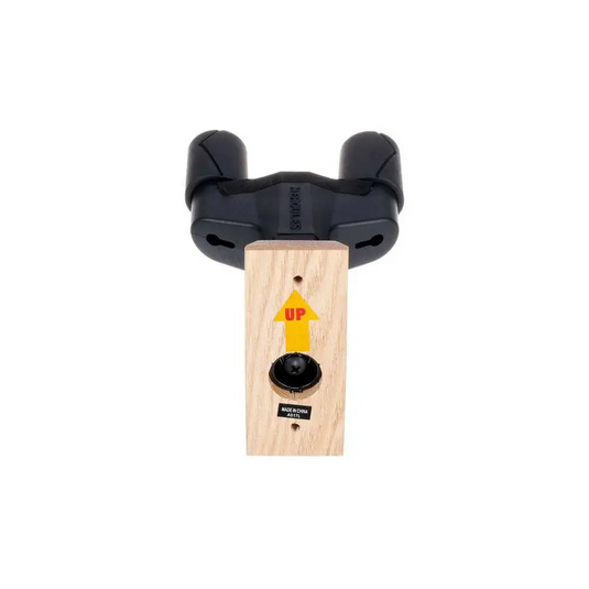 HERCULES Supporto a Muro per Chitarra/Basso, Base in Legno