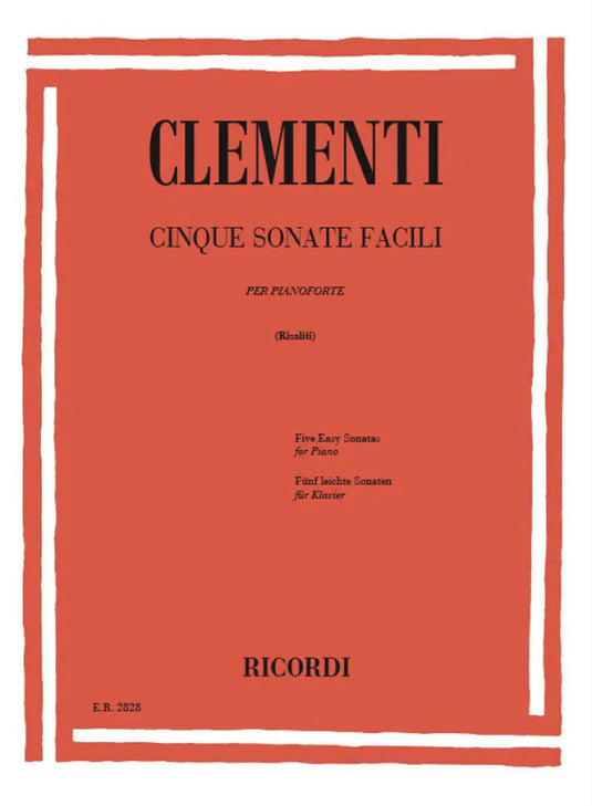 CLEMENTI - 5 Sonate Facili