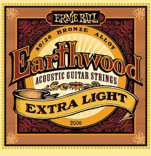ERNIE BALL 2006 EXTRA LIGHT BRONZE EARTHWOOD 10-50