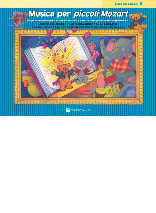 MUSICA PER PICCOLI MOZART - Libro Dei Compiti Vol.3