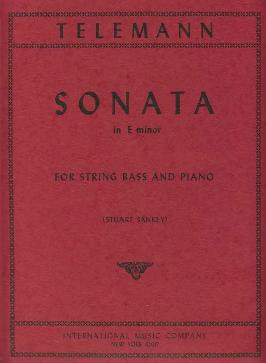 TELEMANN - Sonata in E minor