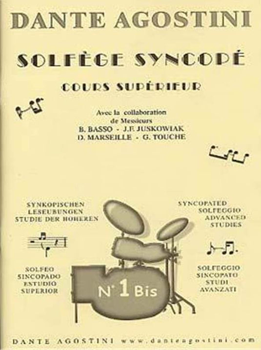DANTE AGOSTINI - Solfège Syncopé - Volume 1 Bis