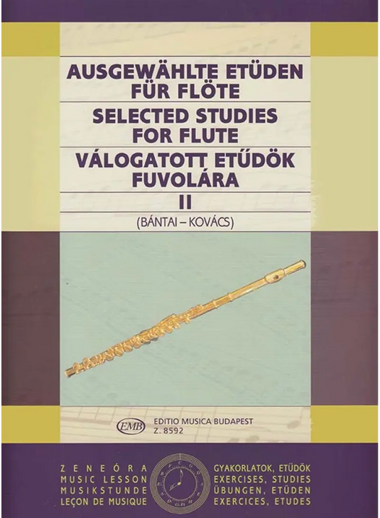 BANTAI- Ausgewählte Etüden für Flöte II