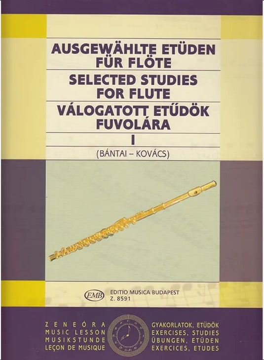 BANTAI- Ausgewählte Etüden für Flöte I