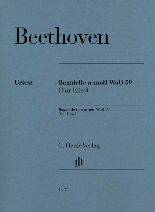 BEETHOVEN - Bagatelle In A Minor Woo 59 (FÜR Elise)