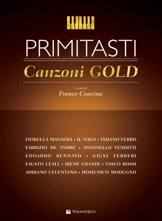 CONCINA - PRIMI TASTI CANZONI GOLD