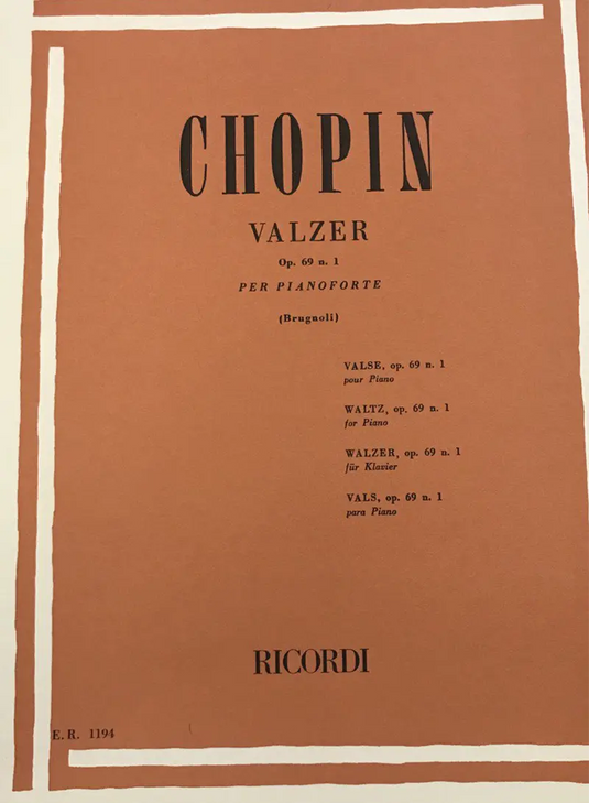 CHOPIN - Valzer Op. 69 n. 1