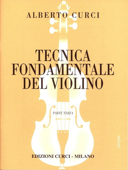 CURCI - Tecnica Fondamentale Del Violino Parte 3