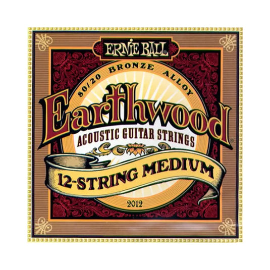 ERNIE BALL EARTHWOOD MEDIUM 80/20 BRONZE 12 CORDE