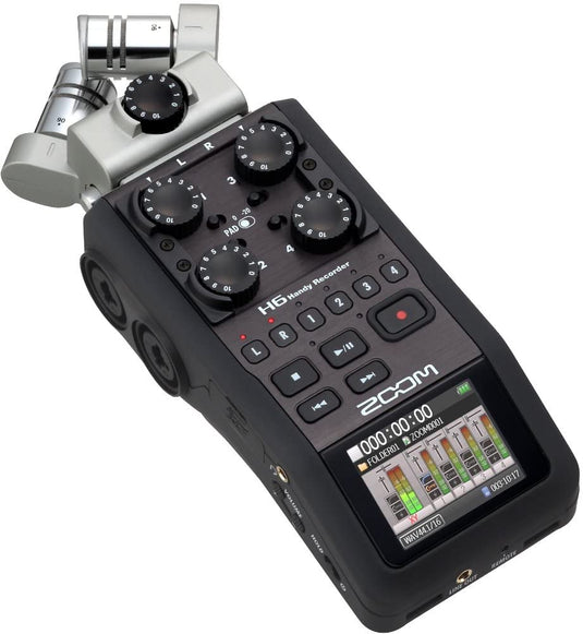 ZOOM H6 BLK REGISTRATORE