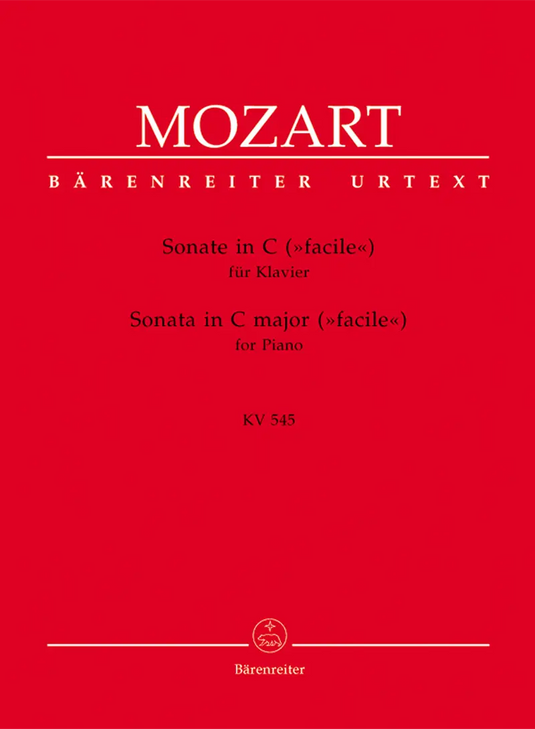MOZART - SONATA in C MAJOR KV 545 "Facile"