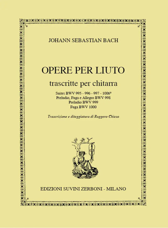 BACH - Opere Per Liuto - Trascritte per Chitarra
