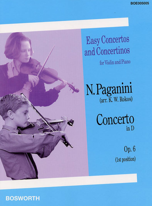 PAGANINI - Concerto In D Major Op.6 (Rokos)