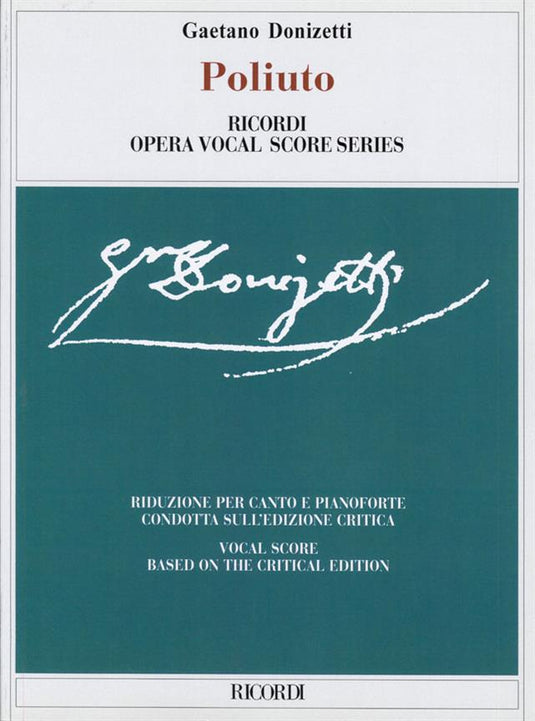 DONIZETTI - Poliuto -Edizione Critica