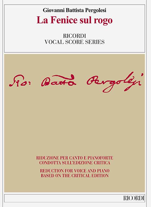 PERGOLESI - La Fenice Sul Rogo