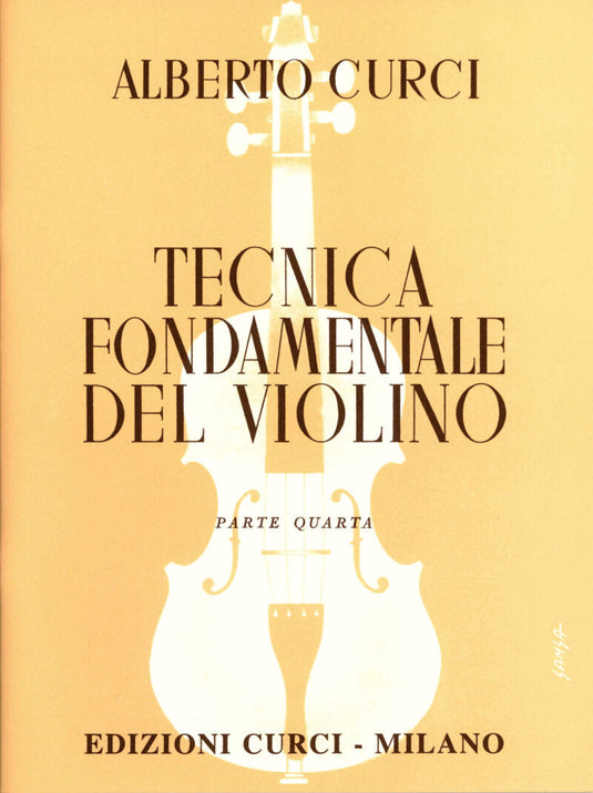 CURCI - Tecnica Fondamentale Del Violino 4