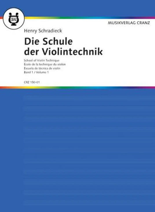 SCHRADIECK - School of Violin Technique Volume 1