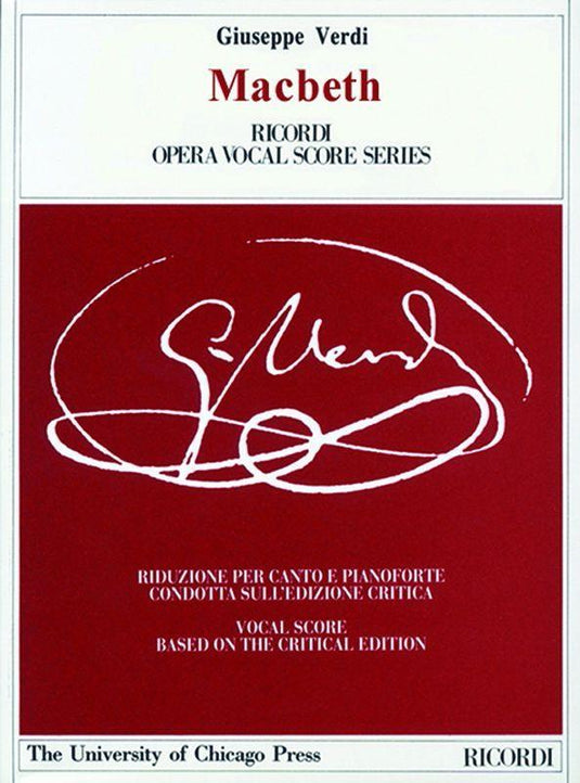 VERDI - Macbeth (Versione Critica) - Ricordi