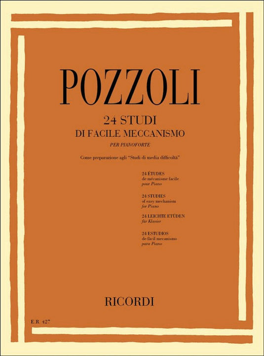 POZZOLI - 24 Studi Di Facile Meccanismo