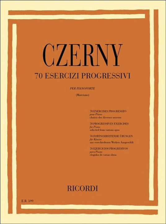 CZERNY - 70 Esercizi Progressivi