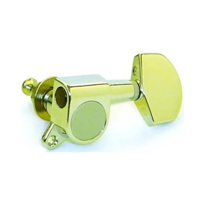 Carica immagine in Galleria Viewer, J01 GD – Set meccaniche L3+R3 per chitarra elettrica/acustica – Dorate
