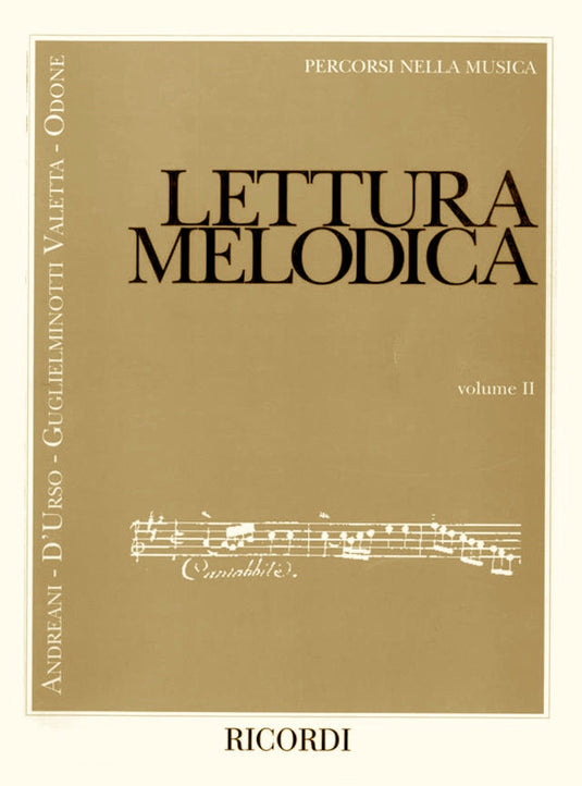VARI. - Lettura Melodica Volume 2